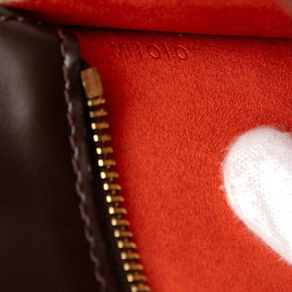 LOUIS VUITTON Brown Damier Leather Tote Bag - Picture 6 of 6